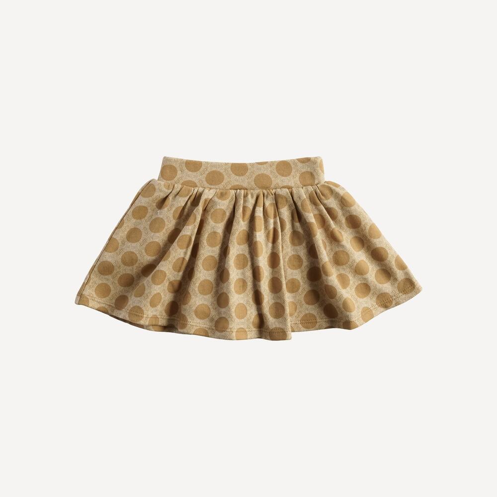 NWT Kate Quinn Taffy Suns Skirted Bloomer 3-6m Gold Mustard